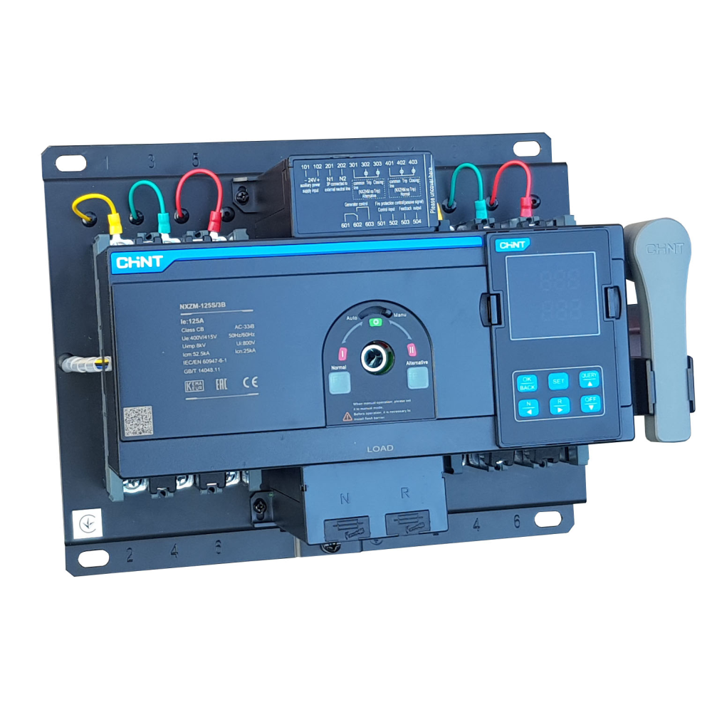 Автомат ввода резервного питания NXZM-63S/3B 40A, АВР Chint, 256759